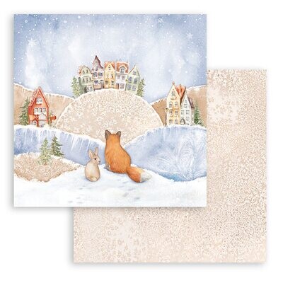 Romantic Winter Valley 12x12 - Stamperia