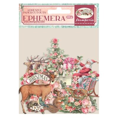 Pink Christmas Ephemera - Stamperia
