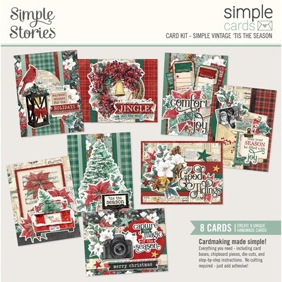 Simple Vintage 'Tis the Season Simple Cards Card Kit - Simple Stories