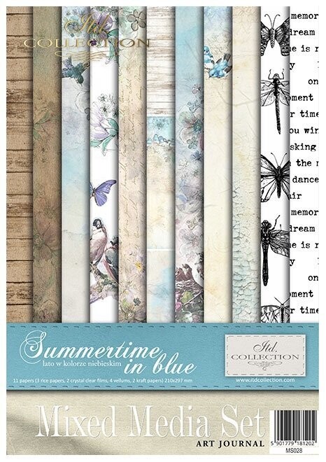 Summertime in Blue A4 Creative Set - ITD Collection