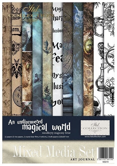 An Undiscovered Magical World A4 Creative Set - ITD Collection