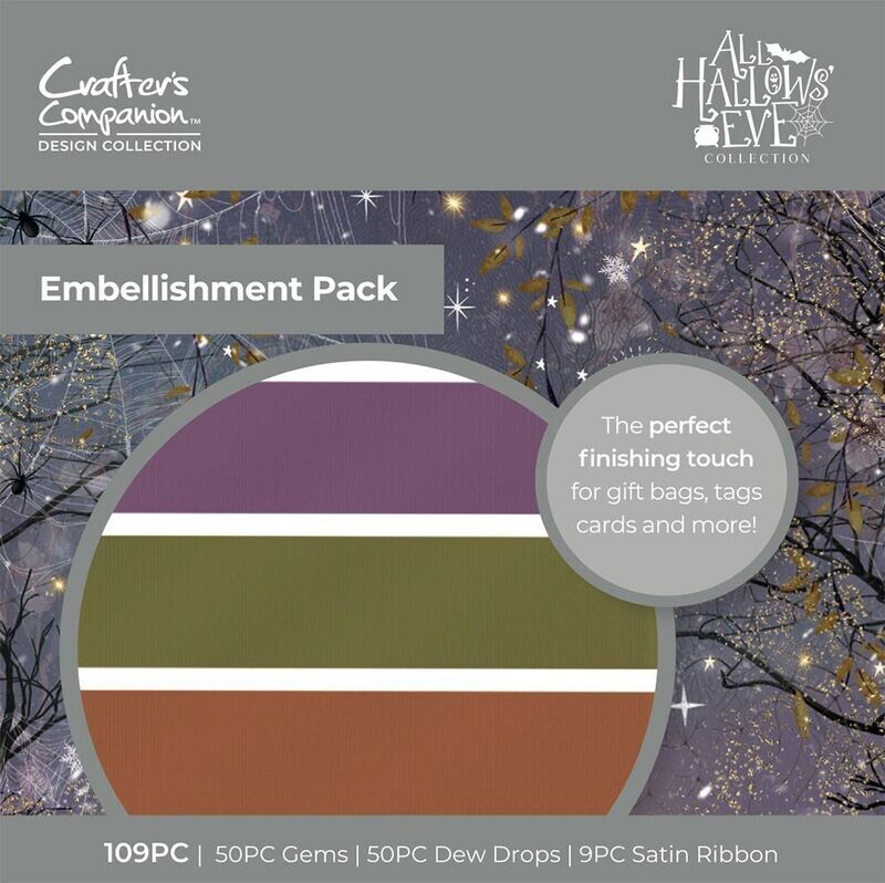 All Hallows&#39; Eve Embellishment Pack - Crafter&#39;s Companion