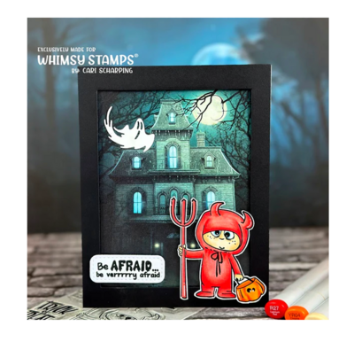 Wicked Cute Clear Stamp - Whimsy Stamps