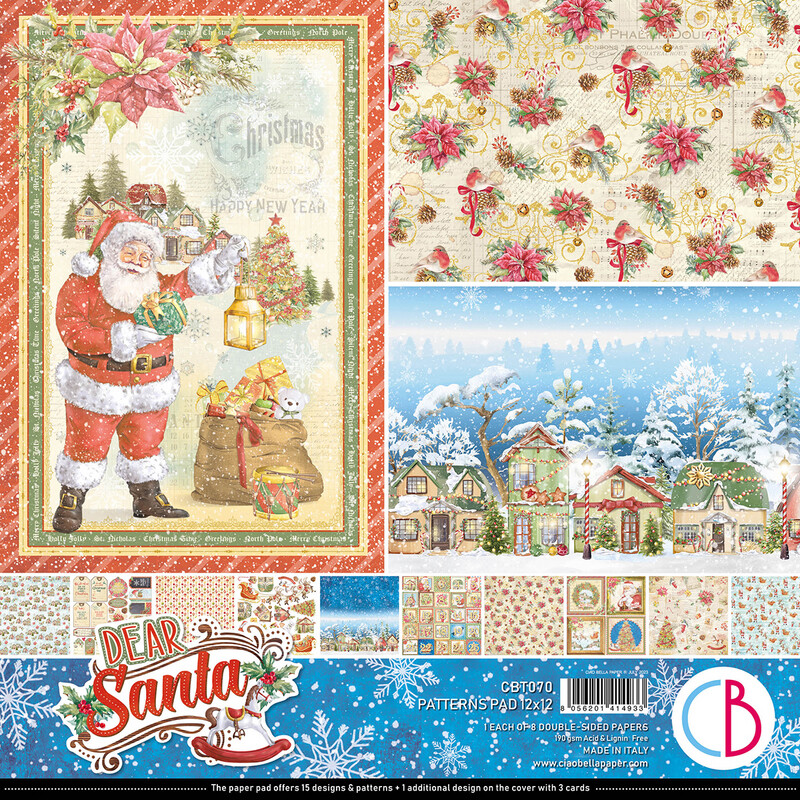Dear Santa 12x12 Patterns - Ciao Bella