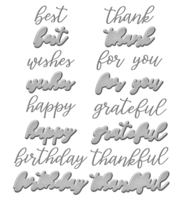 Serenade Sentiments Dies - Spellbinders Serenade of Autumn