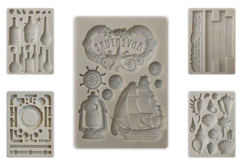 Songs of the Sea A6 Silicone Mold - Stamperia