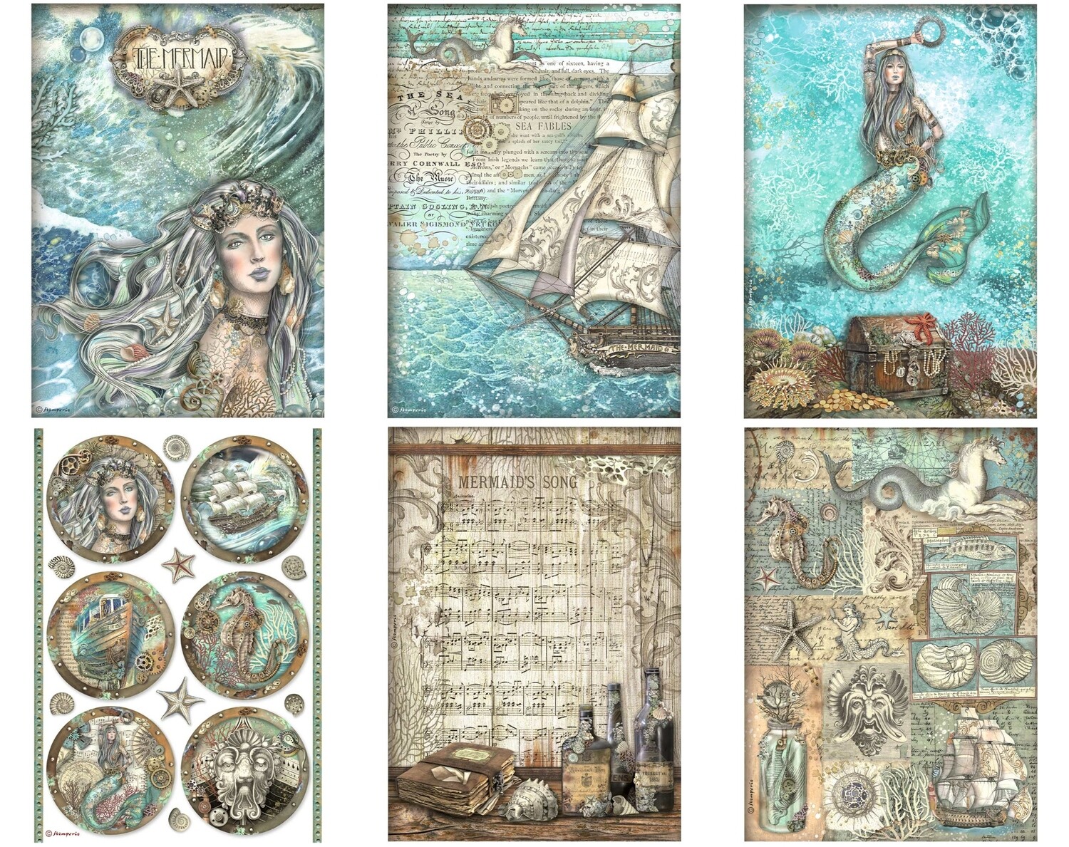 Songs of the Sea A4 - Stamperia