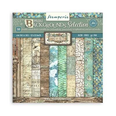Songs of the Sea Backgrounds 12x12 - Stamperia