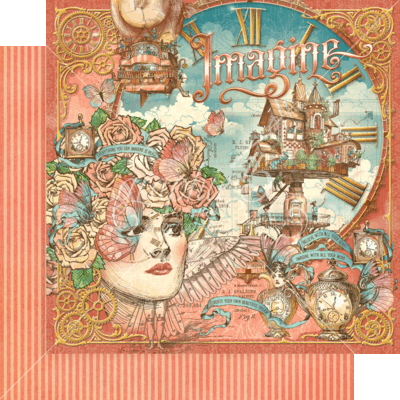 Imagine 12x12 w/ Stickers - Graphic 45 Collector's Edition