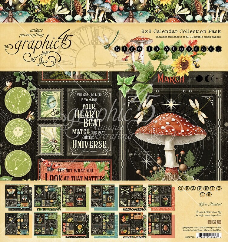Life is Abundant 8x8 - Graphic 45