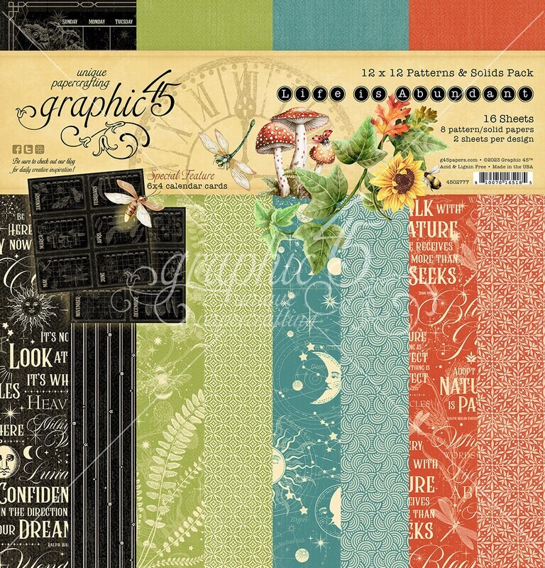 Life is Abundant - Graphic 45 Patterns and Solids
