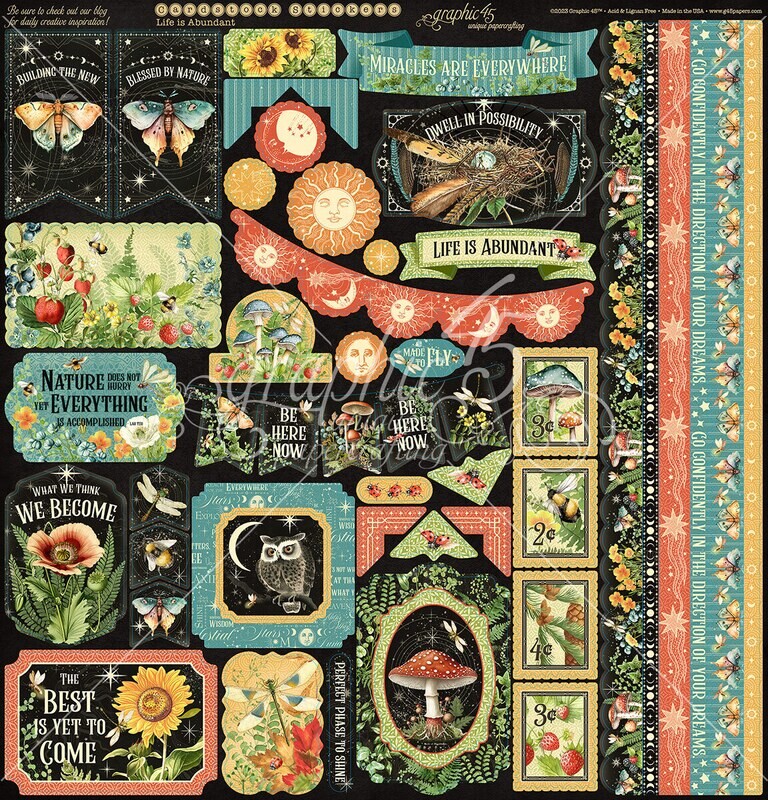 Life is Abundant 12x12 - Graphic 45 Collection w/ Stickers