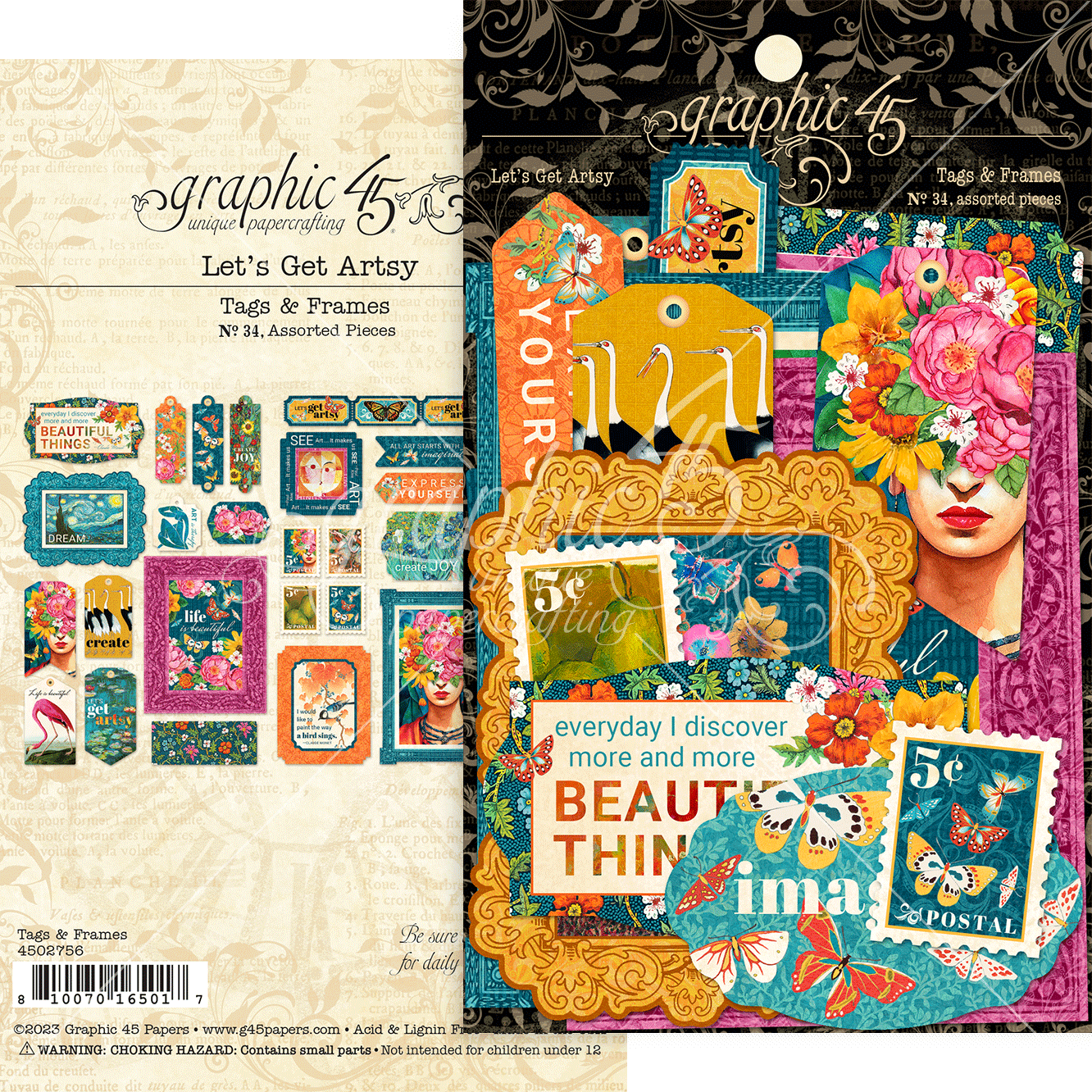 Let&#39;s Get Artsy - Graphic 45 Tags and Frames