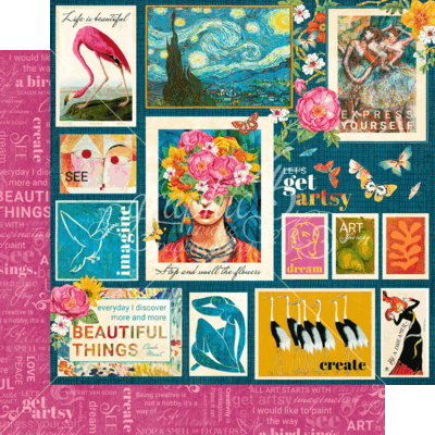 Let's Get Artsy 8x8 - Graphic 45