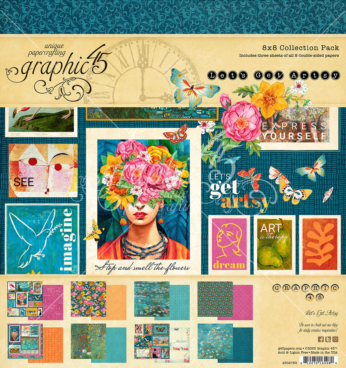 Let&#39;s Get Artsy 8x8 - Graphic 45