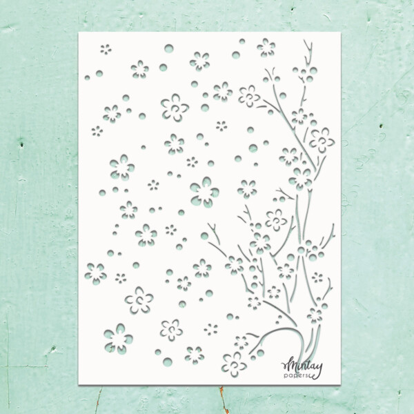 Bloom 6x8 - Mintay by Karola Kreativa Stencils