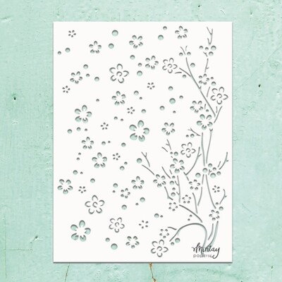 Bloom 6x8 - Mintay by Karola Kreativa Stencils