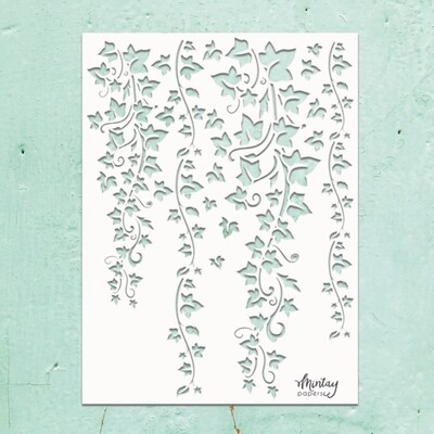 Ivy 6x8 - Mintay by Karola Kreativa Stencils
