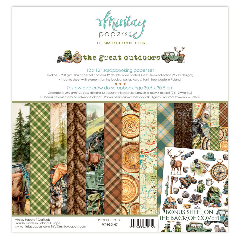 The Great Outdoors 12x12 - Mintay Papers