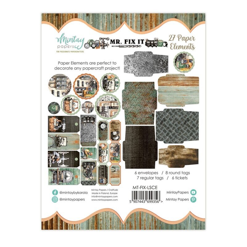 Mr. Fix It Paper Elements - Mintay Papers