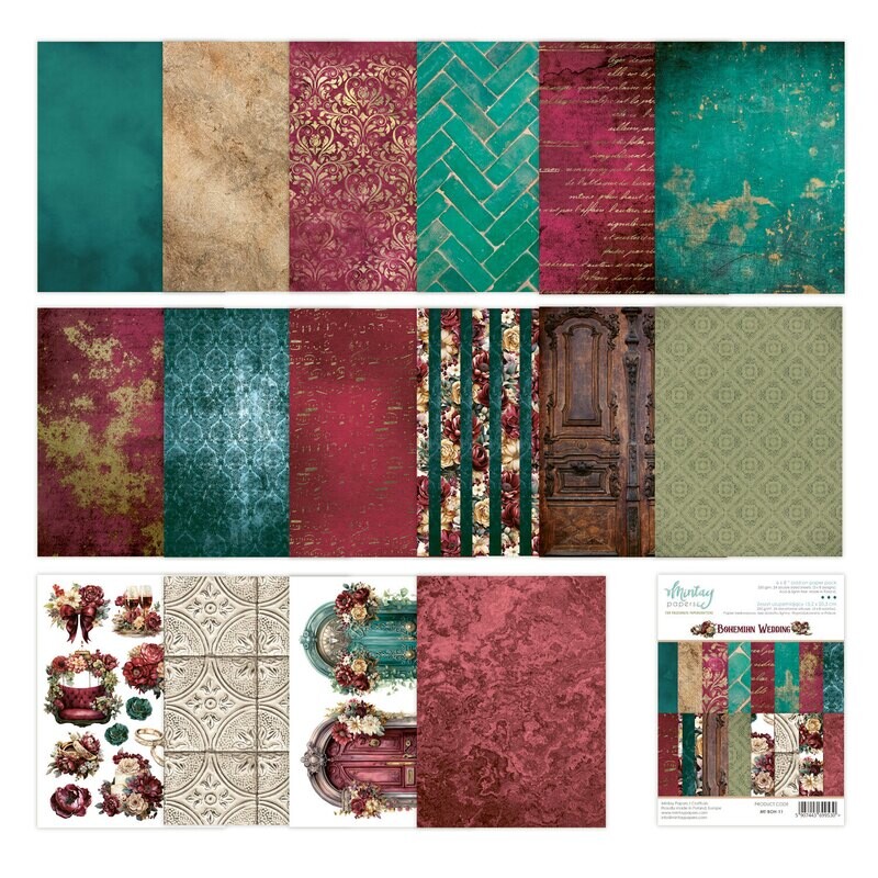 Bohemian Wedding 6x8 - Mintay Papers