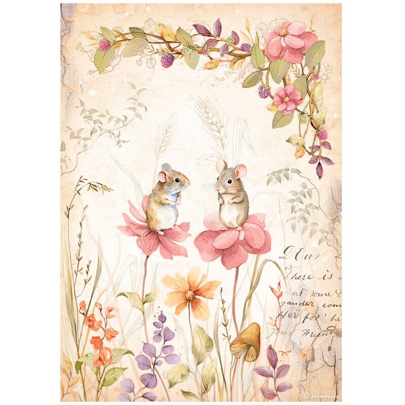 Woodland Selection 6pk A4 - Stamperia Romantic Collection