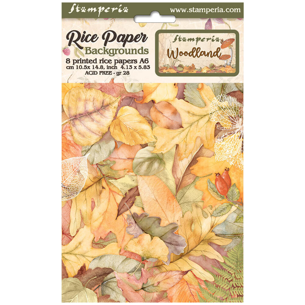 Woodland Selection 8pk A6 - Stamperia Romantic Collection