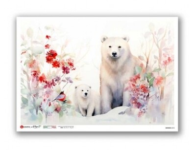 Winter Animals A4 - Paper Designs