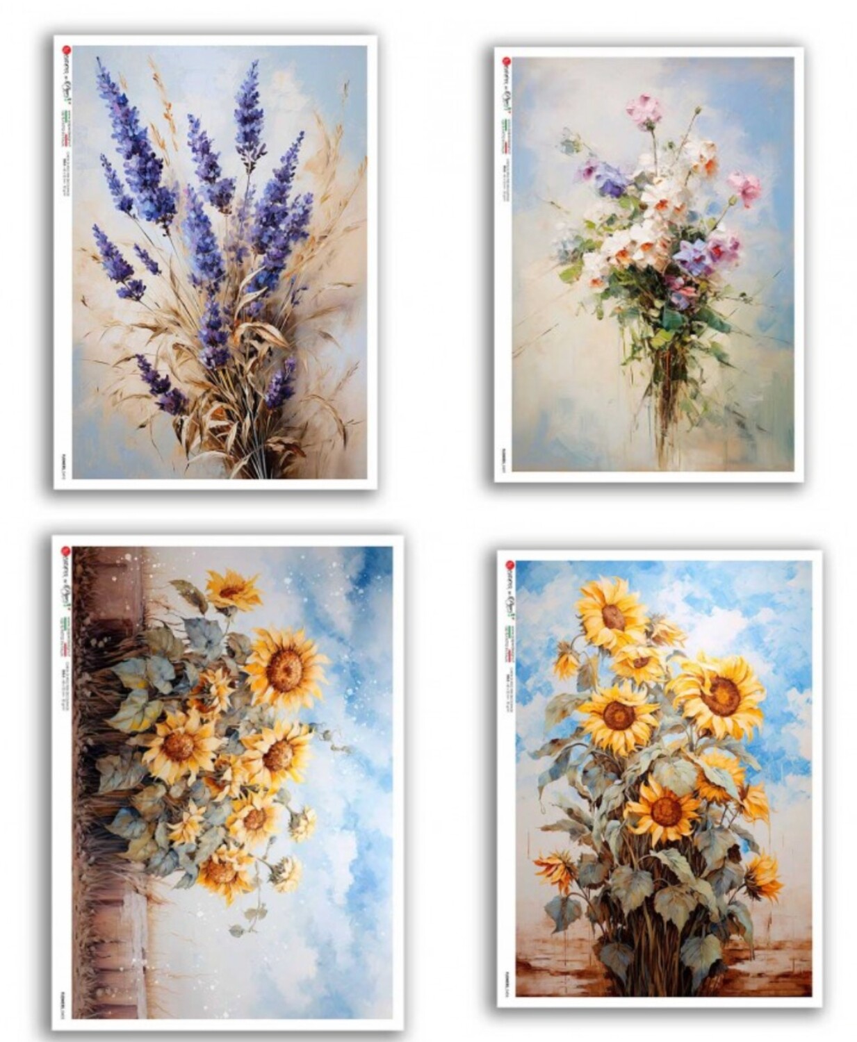 Flowers A4 - Paper Designs