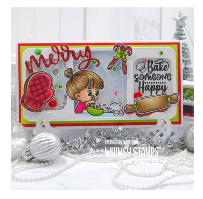 Just Roll With It Clear Stamp - Whimsy Stamps