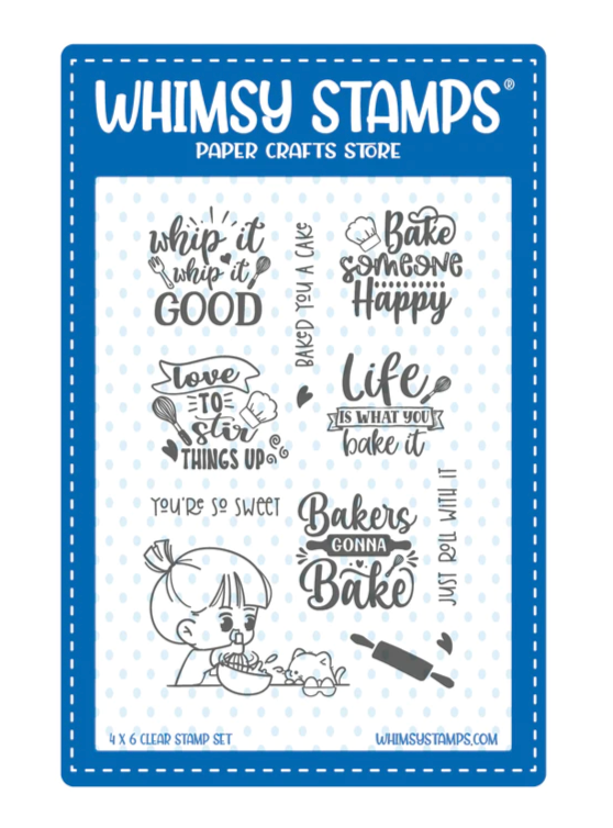 Just Roll With It Clear Stamp - Whimsy Stamps