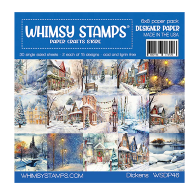 Dickens 6x6 - Whimsy Stamps
