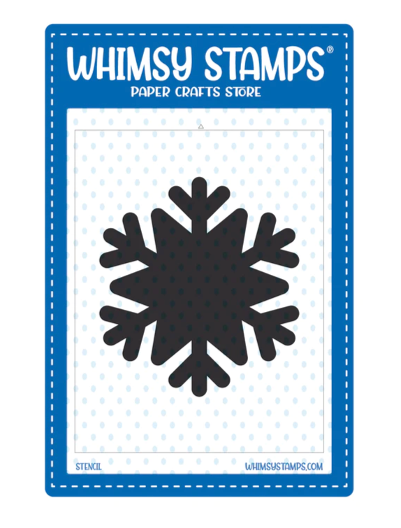 It&#39;s a Snowflake Mask Stencil - Whimsy Stamps