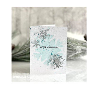 It's a Snowflake Mask Stencil - Whimsy Stamps