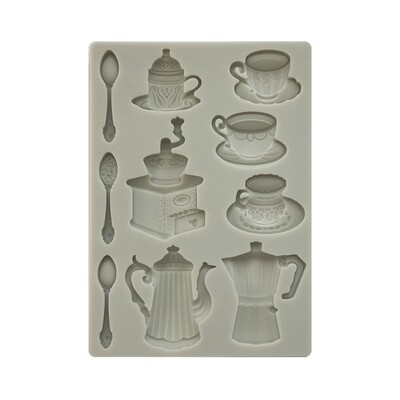 Coffee and Chocolate A5 Silicone Mold - Stamperia