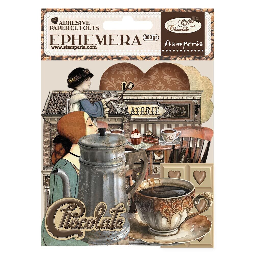 Coffee and Chocolate Ephemera - Stamperia