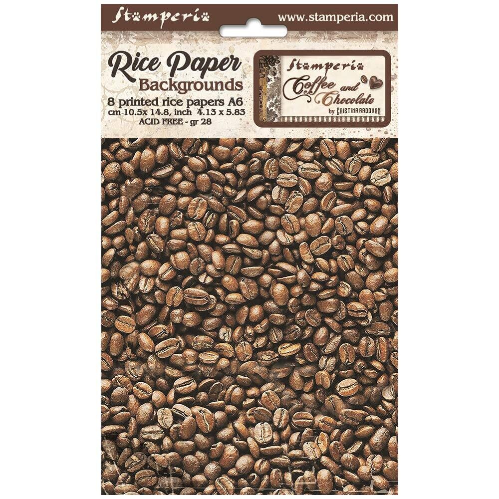 Coffee and Chocolate Selection 8pk A6 - Stamperia