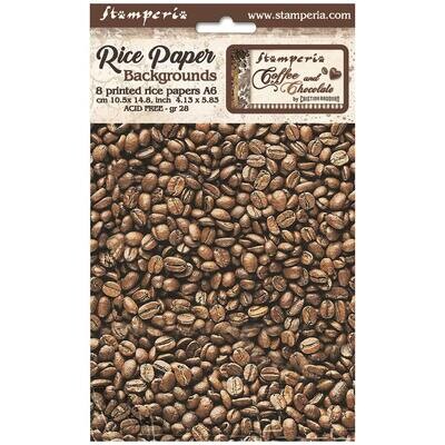 Coffee and Chocolate Selection 8pk A6 - Stamperia
