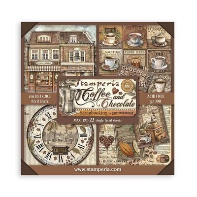 Coffee and Chocolate XL 8x8 - Stamperia