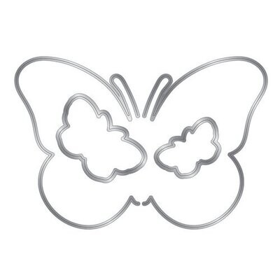 Peacock Butterfly Stamp &amp; Die Set - Crafter's Companion Bold Butterflies