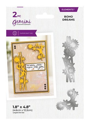 Boho Dreams Die - Crafter's Companion Gemini Scattered Corners & Borders
