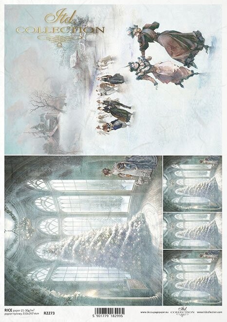 Vintage Christmas A4 - ITD Collection