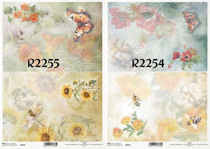 Watercolor Flowers A4 - ITD Collection