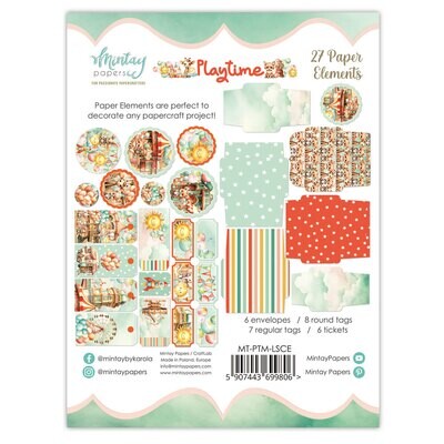 Playtime Paper Elements - Mintay Papers