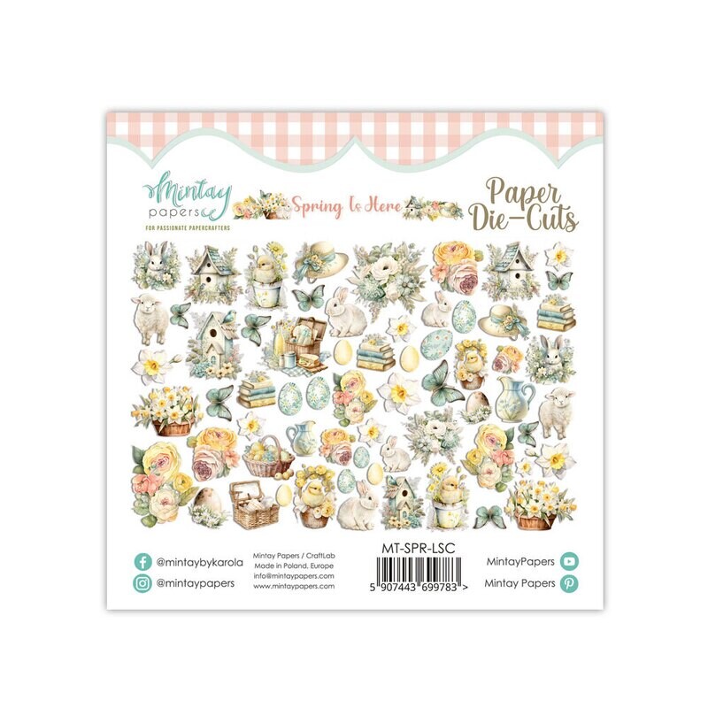 Spring is Here Die Cuts - Mintay Papers
