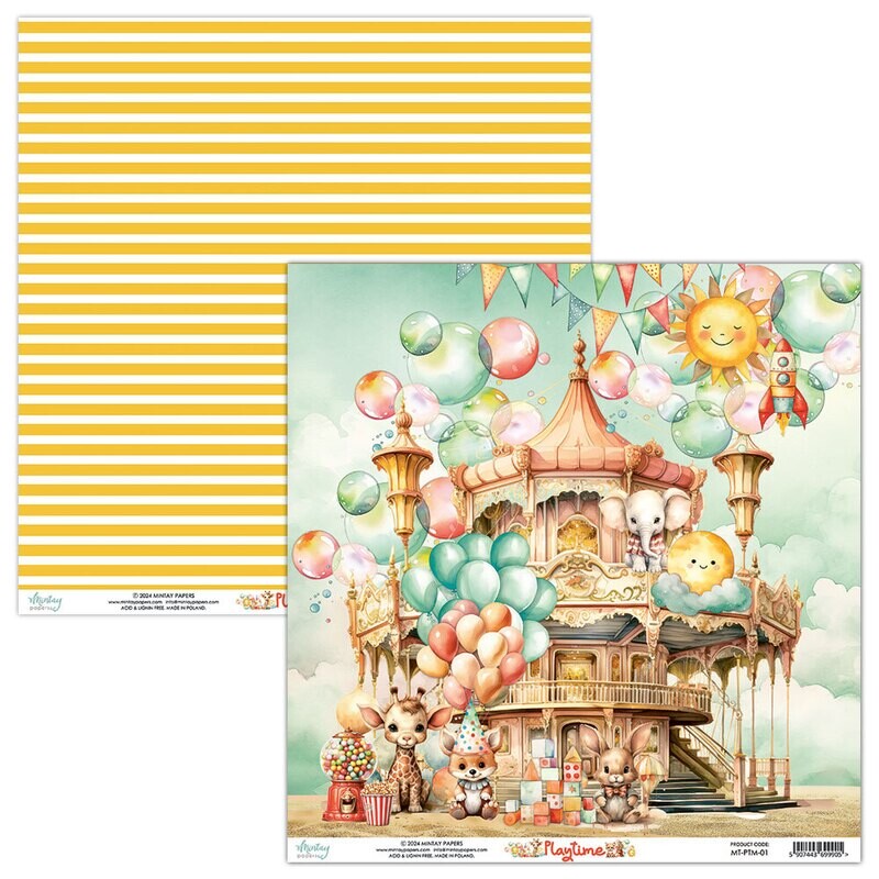 Playtime 12x12 - Mintay Papers