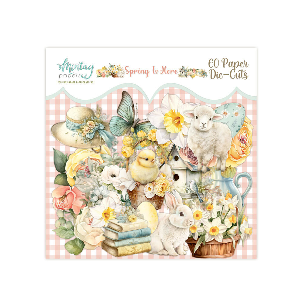 Spring is Here Die Cuts - Mintay Papers