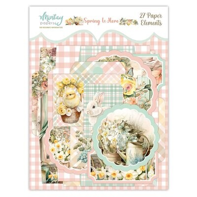 Spring is Here Paper Elements - Mintay Papers
