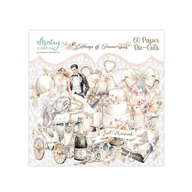 Always &amp; Forever Die Cuts - Mintay Papers