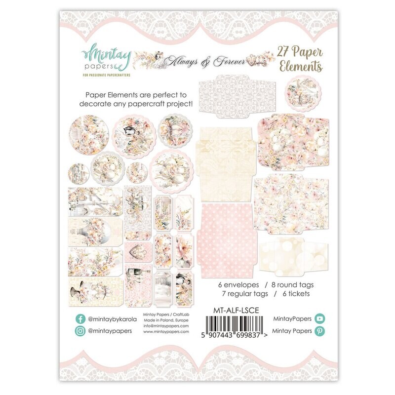 Always &amp; Forever Paper Elements - Mintay Papers